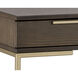 Rebel 59.25 X 23.75 inch Gold / Raw Umber Desk